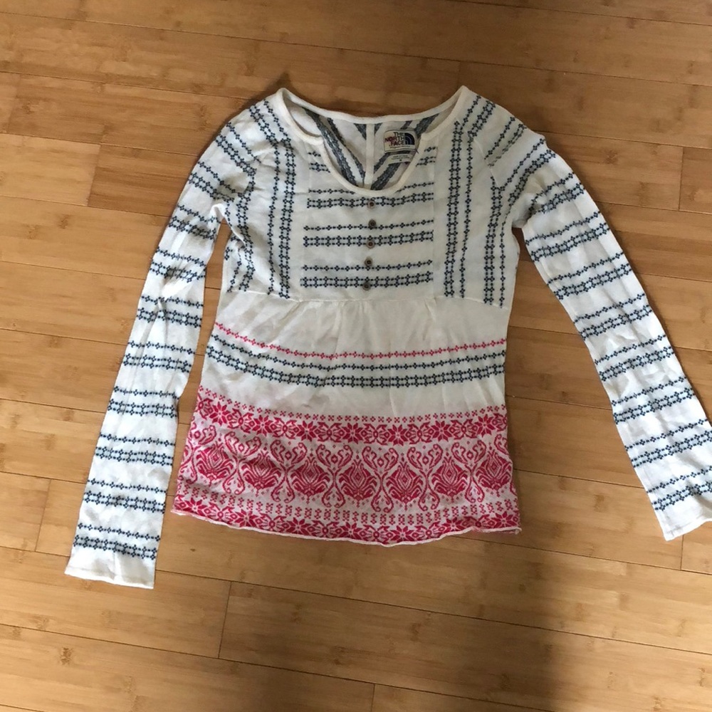 North face wool sweater